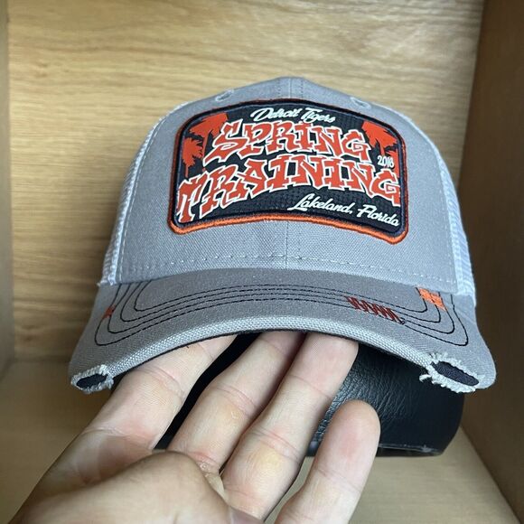 Detroit Tigers Spring Training 2018 New Era Mesh Snapback Hat Cap Rare MLB - Picture 8 of 12